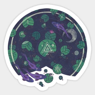 Amongst the Lilypads Sticker